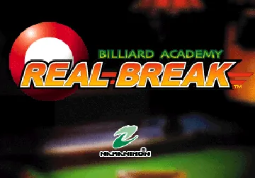 Billiard Academy Real Break (Japan) screen shot title